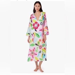 Kate Spade Safari Floral Swim Cover NWT